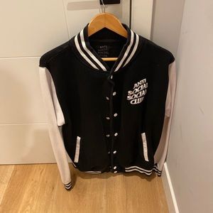 Anti Social Club letterman Varsity Jacket size L